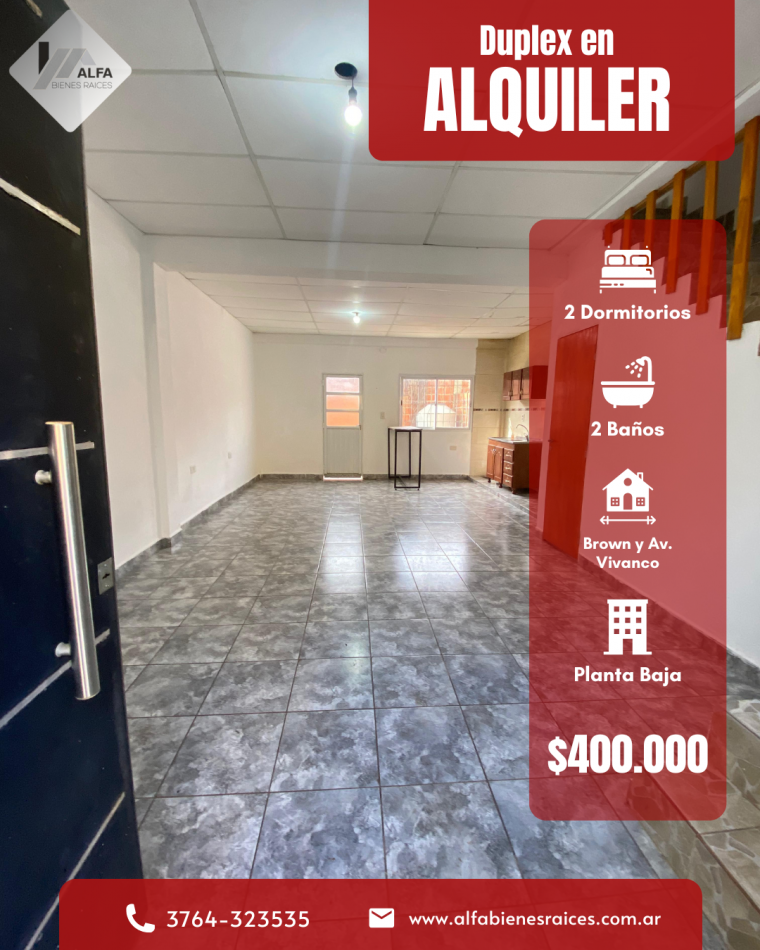 ALQUILO DUPLEX 